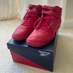 Red Reebok Classic Hi